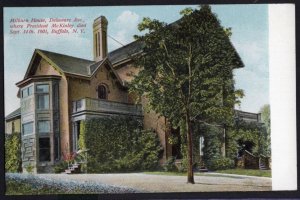 NY BUFFALO Milburn House, Delaware Ave. where President Wm McKinley died Und/B