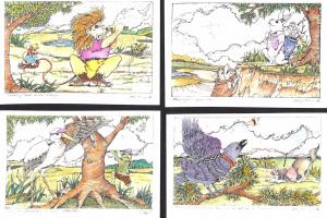 Flying Rabbit Part I Golf by Jody King Installment 4 Postcards