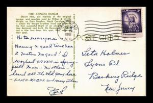 FIRST AIRPLANE HANGAR DARE BEACHES NORTH CAROLINA