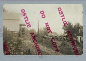 Shoofly WISCONSIN RPPC c1910 GENERAL STORE nr Arkansaw Durand Mondovi GHOST TOWN