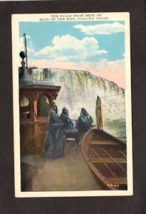 NY Niagara Falls Maid of the Mist Boat ON New York Ontario  Vintage Postcard