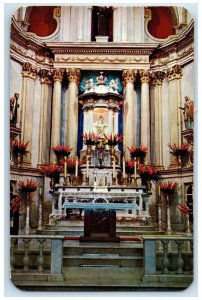 c1960's Basilic Interior of Zapopan Jalisco Mexico Posted Air Mail Postcard