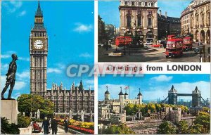 Modern Postcard Greetings from London