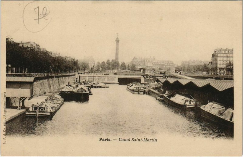 CPA PARIS 12e - Canal Saint-Martin (55931)