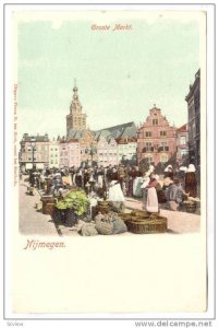 Market, Groote Markt, Nijmegen (Gelderland), Netherlands, 1900-1910s