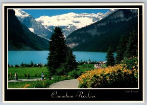 Lake Louise, Canadian Rockies, Banff National Park, Alberta, Chrome Postcard