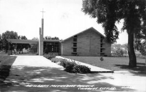 Real Photo Postcard Wesleyan Methodist Church in Charles City, Iowa~122639
