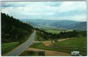 c1970s Estes Park, CO Peak Highway Aerial Seven Lazy Queens Gift Shop Sign A302