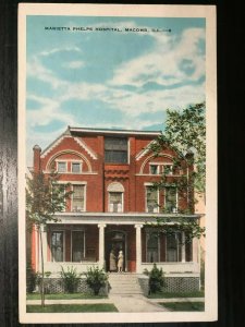 Vintage Postcard 1915-1930 Marietta Phelps Hospital, Macomb, Illinois (IL)