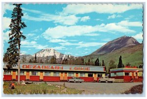 Haines Highway Yukon Canada Postcard Dezadeash Lodge c1950's Vintage