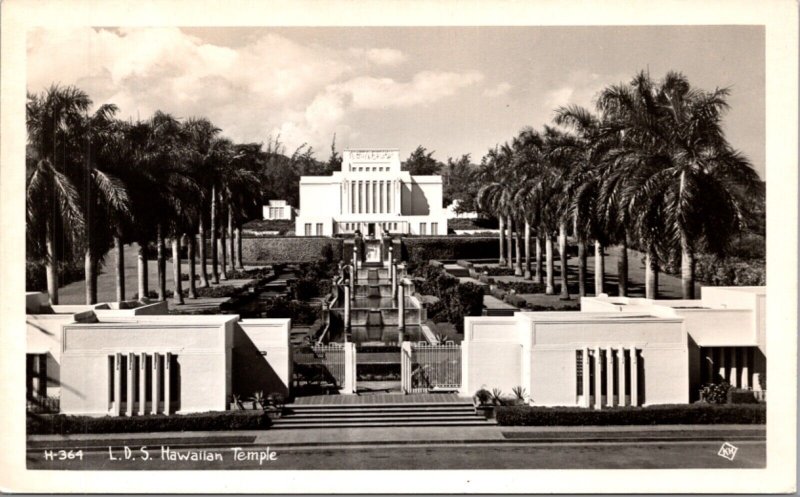 RPPC Laie Hawaii L.D.S. Hawaiian Temple Church of Jesus Christ of Latter-day