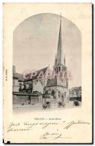 Troyes Old Postcard Church of Saint Remy