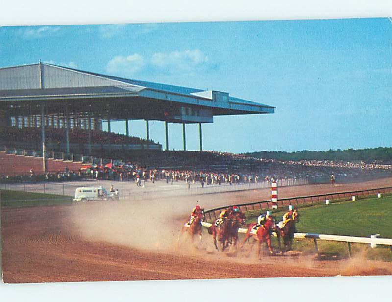 Unused Pre-1980 HORSE RACING TRACK Atlantic City New Jersey NJ hn1134