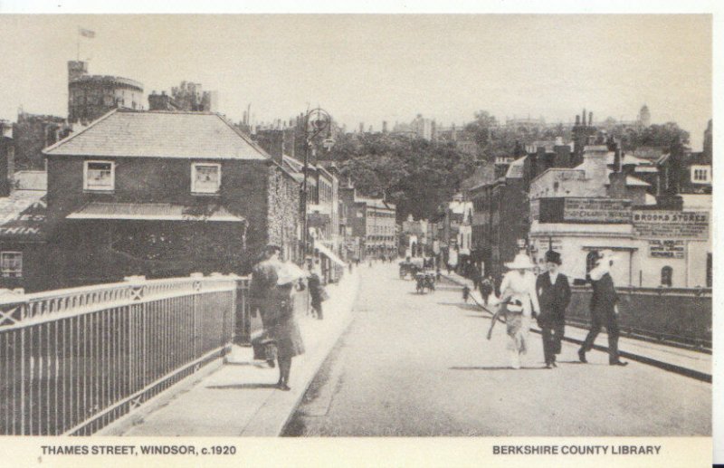 Berkshire Postcard - Thames Street - Windsor c1920 - Ref 4073A