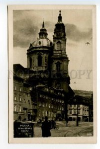 490575 Czechoslovakia Prague Nicholas Church Vintage photo postcard