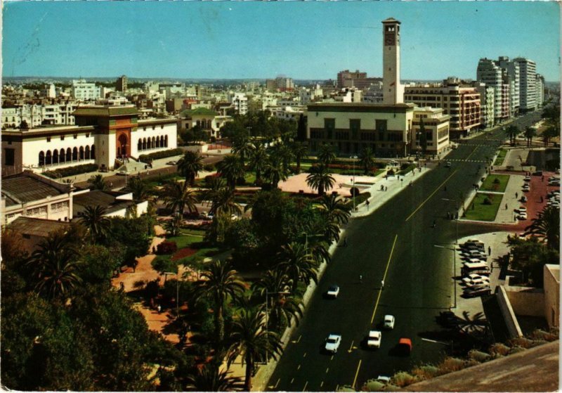 CPM AK MAROC CASABLANCA Avenue Hassan II (67457)