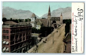 1907 Twenty Fourth Street Exterior Building Ogden Utah Vintage Antique Postcard