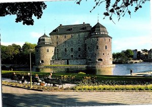 Scenic View of Örebro Castle Sweden 1960s Postcard