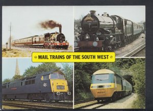 Railways Postcard - Mail Trains of The South West   RR7600