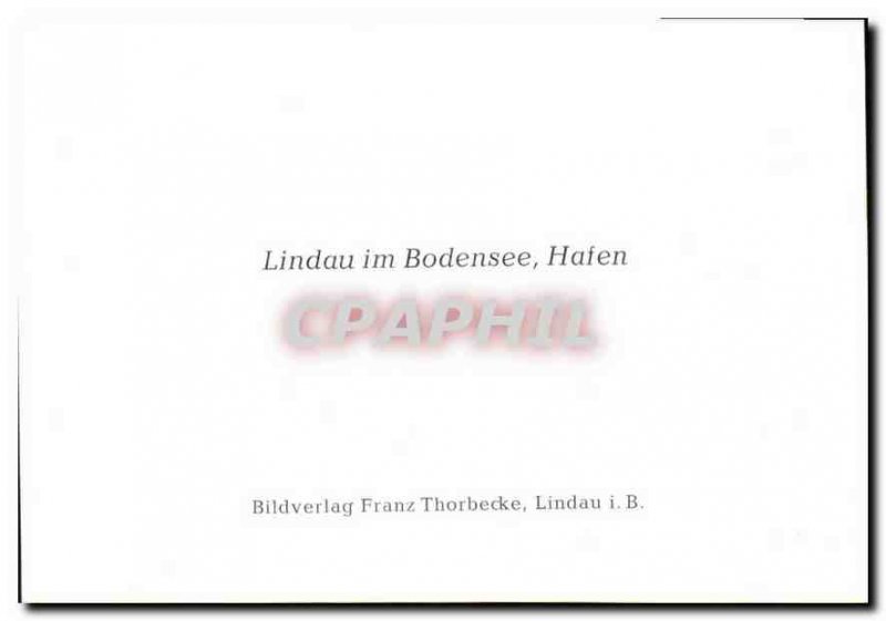 Modern Postcard Landau Bodensee im Hafen