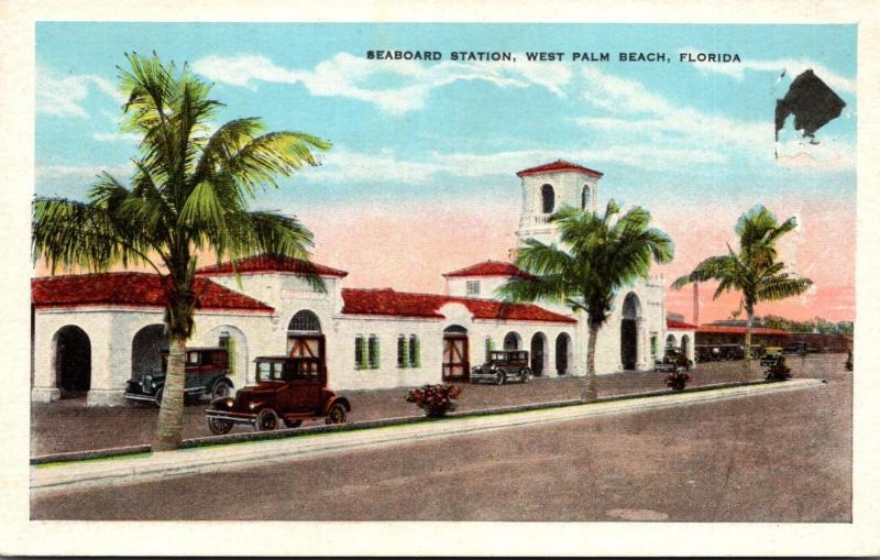 Florida Palm Beach Seaboard Railroad Station