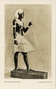 egypt, Tutankhamen Series, A Guardian Figure (1930s) RPPC