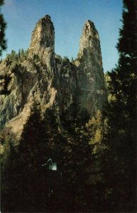 Postcard Cathedral Spires Yosemite National Park California 