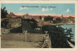 CPA CHATEAU-GONTIER - Vue sur la MAYENNE (123342)