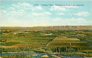 WA, Yakima Valley, Washington, View from Lookout Point, Tichnor No. 1708