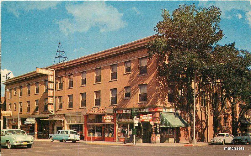 1950s Senator Hotel roadside Reno Nevada autos Colorpicture postcard 9228