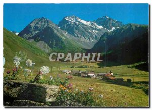 Postcard Modern Dorfli Davos Sertig