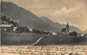 SCHEFFAU TIROL AUSTRIA~PANORAMA~1900s PHOTO POSTCARD