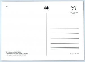 2 Postcards PUERTO RICO ~ Bathing Beauties TOPLESS NUDE Risque 4¾x6¾