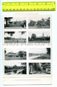 498434 UK Royal Botanic Gardens Kew Vintage folding multi-views postcard