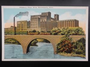 USA MINNEAPOLIS Pilisbury Flour Mills - Old Postcard by Co-Mo Co.