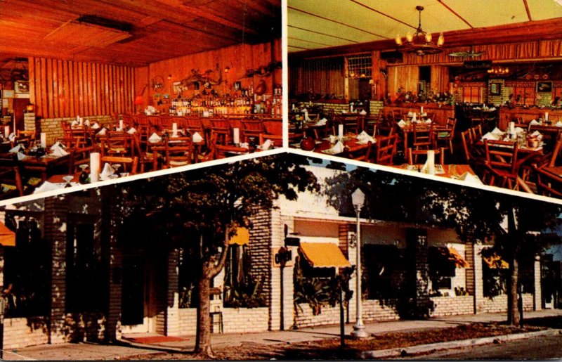 Florida Miami Coconut Grove Candle Light Inn Restaurant 1961