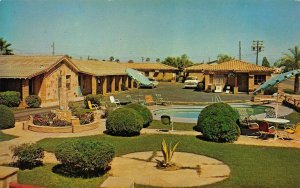 PHOENIX, Arizona AZ   STONE MOTEL  Pool View  ROADSIDE  Vintage Chrome  Postcard