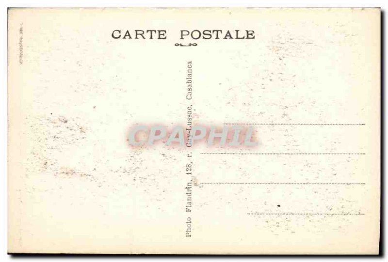 Old Postcard Taroudant A shot arabre