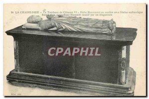 Old Postcard La Chaise Dieu The Tomb of Clement VI