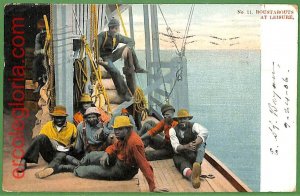 ah2050 - VINTAGE POSTCARD - USA - 1906 - AMERICANA Ethnic-