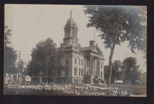 Windom MINNESOTA RPPC c1910 COTTONWOOD COUNTY Courthouse nr Mountain Heron Lake