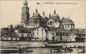 CPA PÉRIGUEUX - Cathedrale St-Front et Quais (122165)