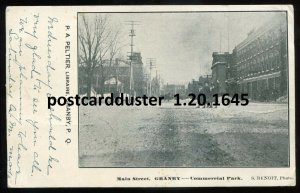 h3637 - GRANBY Quebec Postcard 1910s Main Street by Benoit