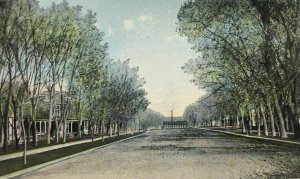 c. 1912 La Junta Colorado Postcard Raton Avenue Looking North