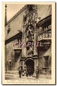 Old Postcard Nancy Ducal Palace Small And Large Gatehouse