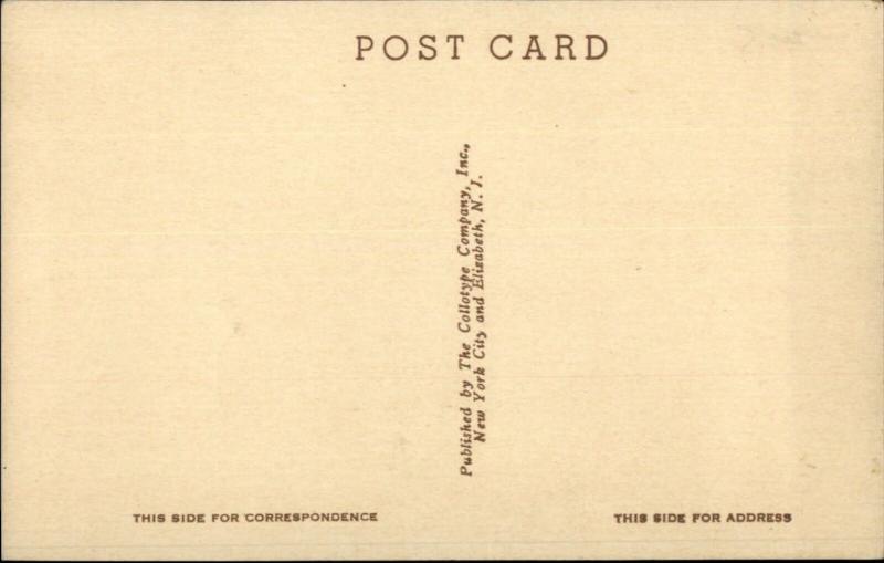 Clinton CT Homes on Beach Hand Colored Postcard 