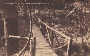 Rustic Bridge State Y M C A Camp Tecumseh Delphi Indiana Artvue