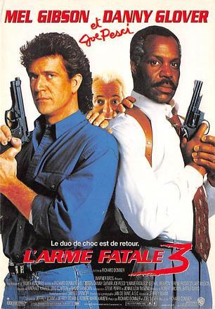 Lethal Weapon 3 Movie Poster  