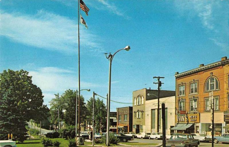 St Mary's Pennsylvania birds eye view south on St Mary's St vintage pc Z49154