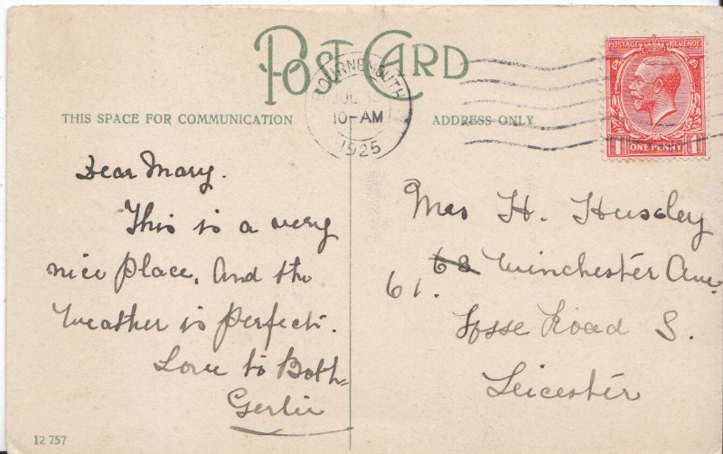 Genealogy Postcard - Family History - Huxley - Fosse Road S - Leicester   GN808